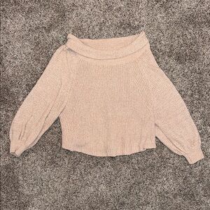Women’s Free People Sweater in Soft Beige